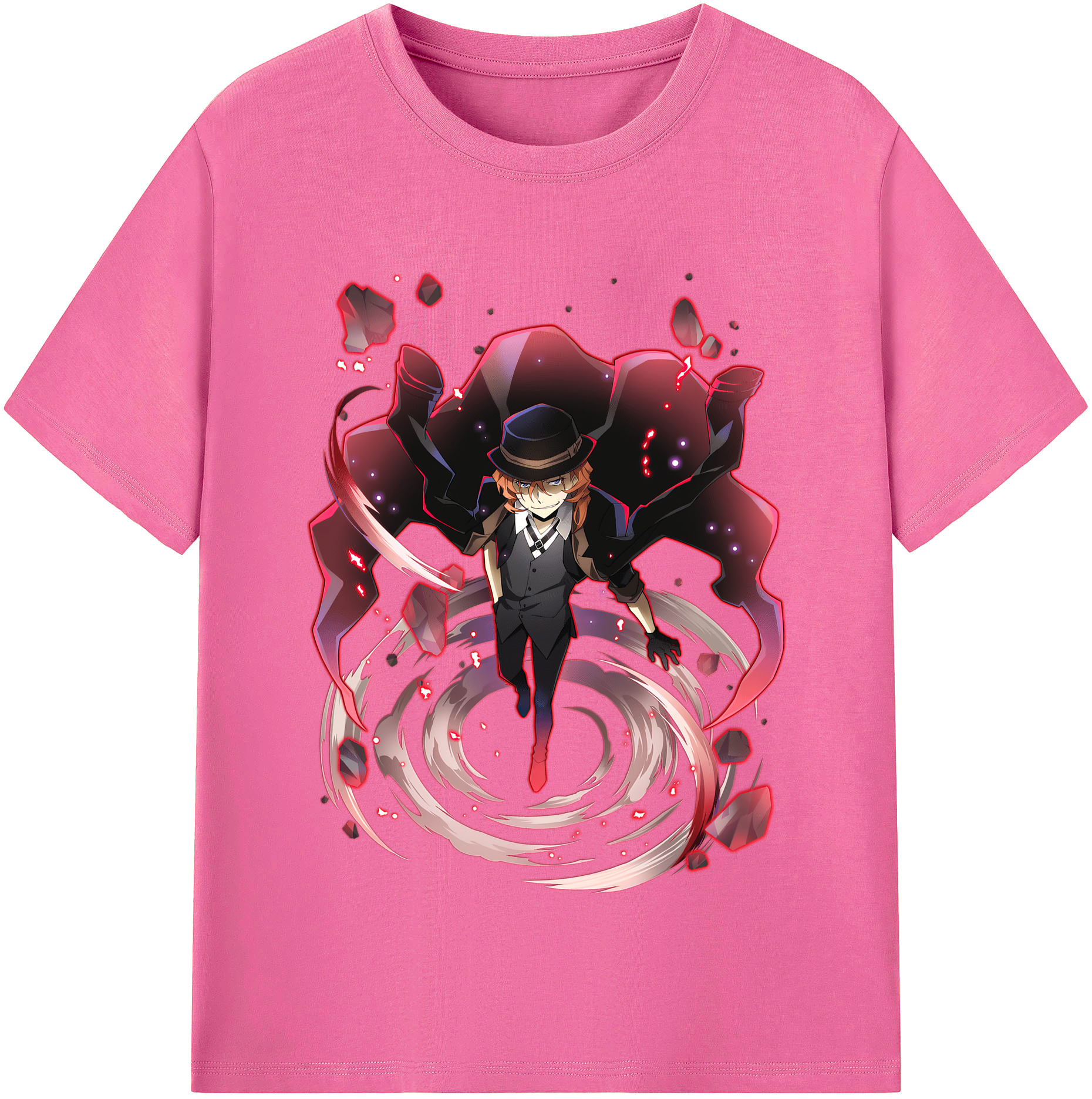 （画像用） 文豪ストレイドッグス Bungo Stray Dogs レディースカジュアルプリントTシャツ（綿100％）